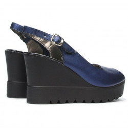 Damen Sandalen 5026 Perlmutt Indigo