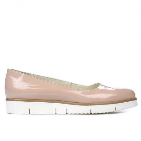Damen Casual-Schuhe 677 Lack Nude