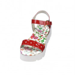 Damensandalen 5034 Lack Rot