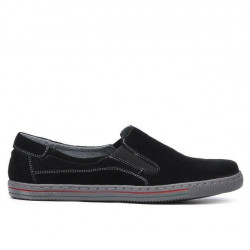 Damensportschuhe 624 Schwarz Velours