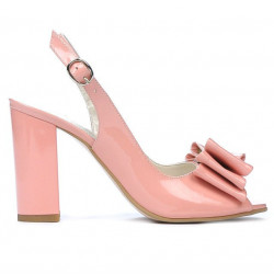 Damensandalen 1256 Lack Rosa