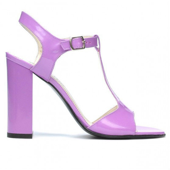 Damen Sandalen 1258 hell lila Lack Damen Sandalen 1258 hell lila Lack