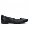Damen-Ballerinas 676 Schwarz