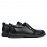 Herren Freizeitschuhe (große Größen) 7200mp perforiertes Schwarz