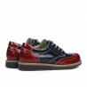 Kinder Schuhe 154 Lack Bordeaux kombiniert
