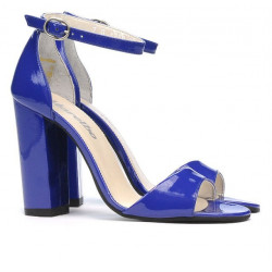 Damensandalen 1259 Lack Blau