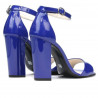 Damensandalen 1259 Lack Blau