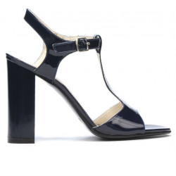 Damensandalen 1258 Lack Indigo