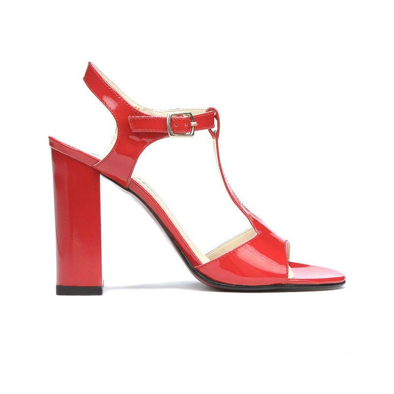 Damensandalen 1258 Lack Rot