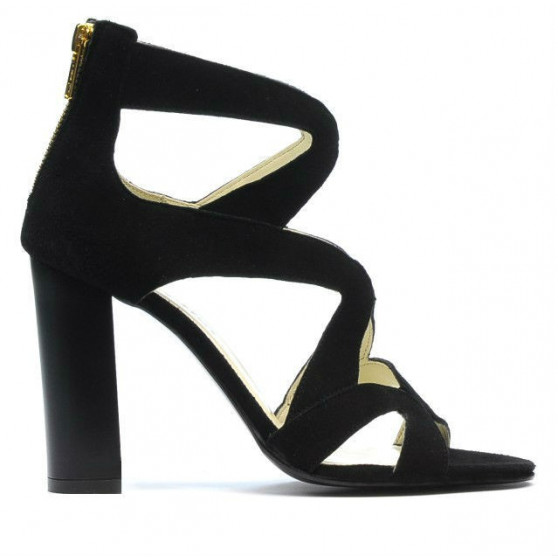 Damensandalen 1260 schwarz Antilope