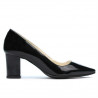 Elegante Damenschuhe 1253 schwarzer Lack