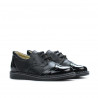 Kleinkinderschuhe 60c in kombinierter schwarzer Lackoptik