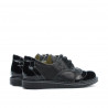 Kleinkinderschuhe 60c in kombinierter schwarzer Lackoptik