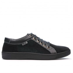Herren Freizeitschuhe/Sportschuhe 841 schwarz kombiniert