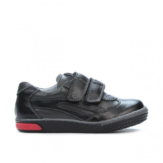 Kleinkinderschuhe 16-1c schwarz+grau