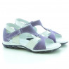 Kleinkind-Sandalen 09c lila+weiß