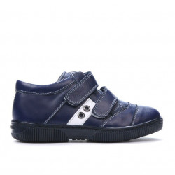 Kinderschuhe 134-1 indigo+weiß