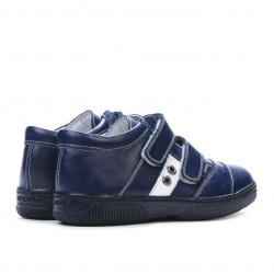 Kinderschuhe 134-1 indigo+weiß