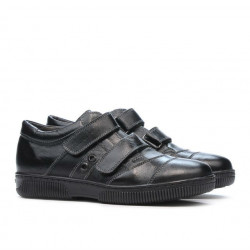 Kinderschuhe 134-1 schwarz+grau