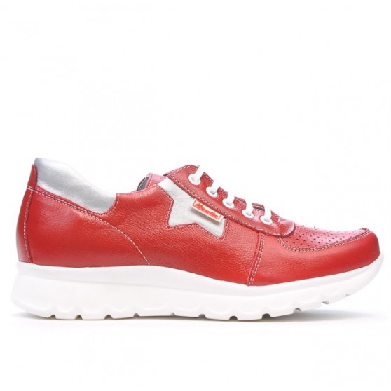 Damen Sportschuhe 680 rot kombiniert