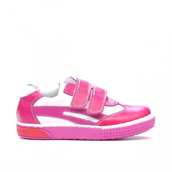 Kleinkinderschuhe 16-1c rosa+weiß