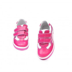 Kleinkinderschuhe 16-1c rosa+weiß