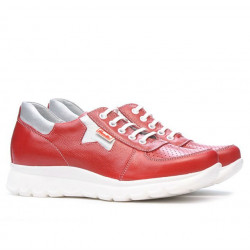 Damen Sportschuhe 680 rot kombiniert