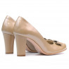 Elegante Damenschuhe 1245 Lack Beige02