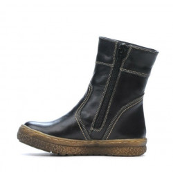 Kleinkinderstiefel 34c schwarz+kupfer