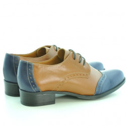Damen Freizeitschuhe 691 Braun+Indigo