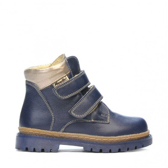 Kleinkinderstiefel 37c indigo+kupfer Kleinkinderstiefel 37c indigo+kupfer