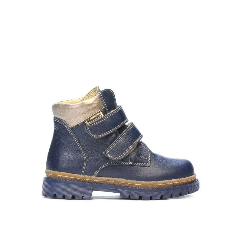 Kleinkinderstiefel 37c indigo+kupfer
