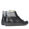 Damenstiefel 3310 schwarz kombiniert