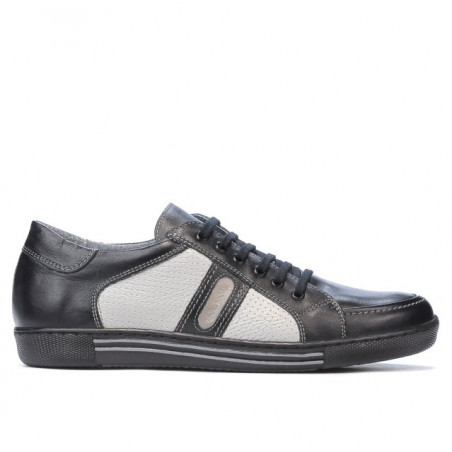 Jugendsportschuhe 310 schwarz+grau
