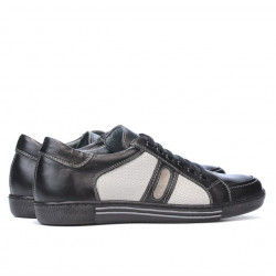 Jugendsportschuhe 310 schwarz+grau