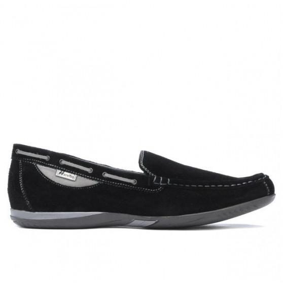 Herren Mokassins 719 schwarzer Wildleder Herren Mokassins 719 schwarzer Wildleder