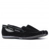 Herren Mokassins 719 schwarzer Wildleder