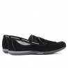 Herren Mokassins 719 schwarzer Wildleder
