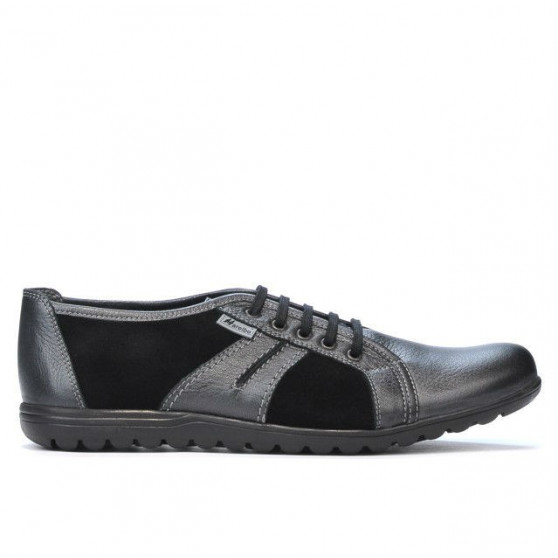 Herrensportschuhe 748 grau petrol kombiniert Herrensportschuhe 748 grau petrol kombiniert