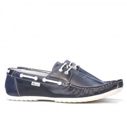 Herrenschuhe 778 Indigo+Weiß