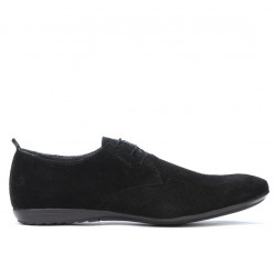 Herren Freizeitschuhe 794 schwarz Velours