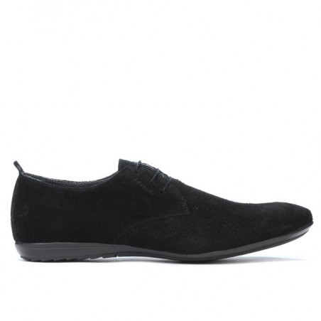 Herren Freizeitschuhe 794 schwarz Velours