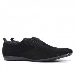 Herren Freizeitschuhe 794 schwarz Velours