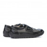 Kinderschuhe 107 schwarz+grau