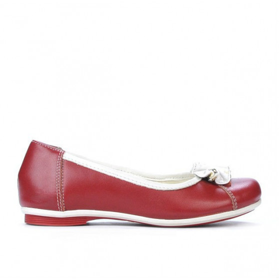 Kinderschuhe 129 rot+weiß Kinderschuhe 129 rot+weiß