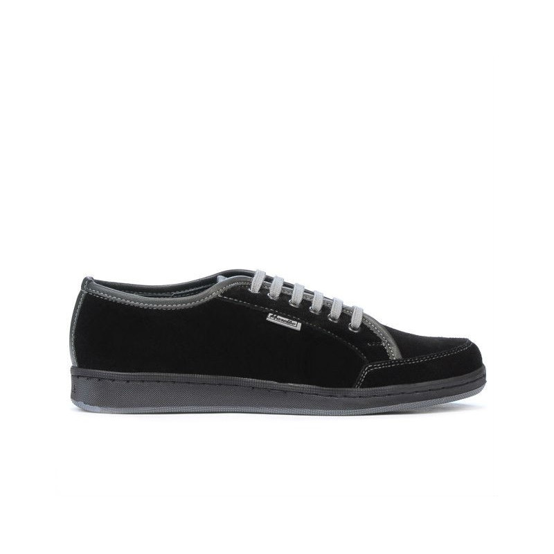 Jugendsportschuhe 312 Schwarz Velours