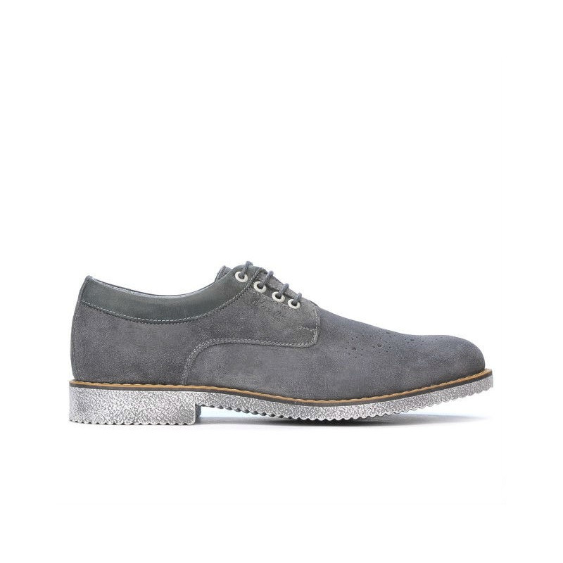 Herrenschuhe casual 739 anthrazit Velour