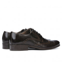 Freizeitschuhe Herren 783 Lack Kaffee