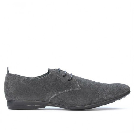 Herren Freizeitschuhe 794 Anthrazit Velours