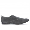 Herren Freizeitschuhe 794 Anthrazit Velours